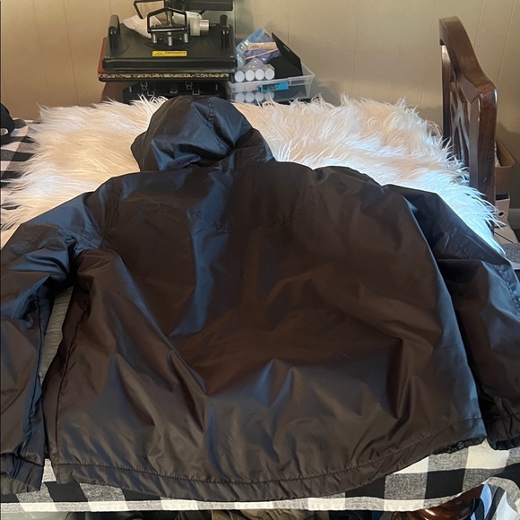 Calvin Klein Men's Black Windbreaker Jacket - Picture 2 of 3